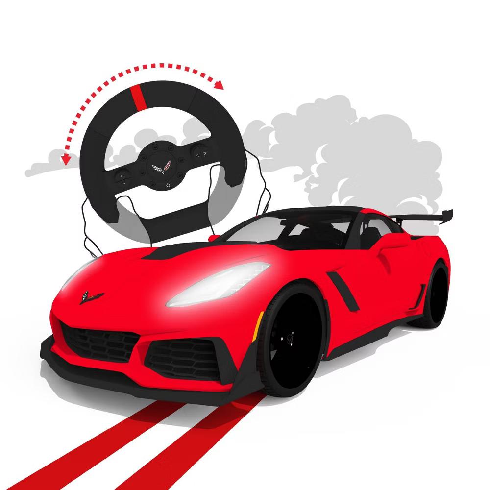 Sharper Image Toy RC Corvette ZR1 Real Drive Gravity Sensor Remote Control Car - Image 4