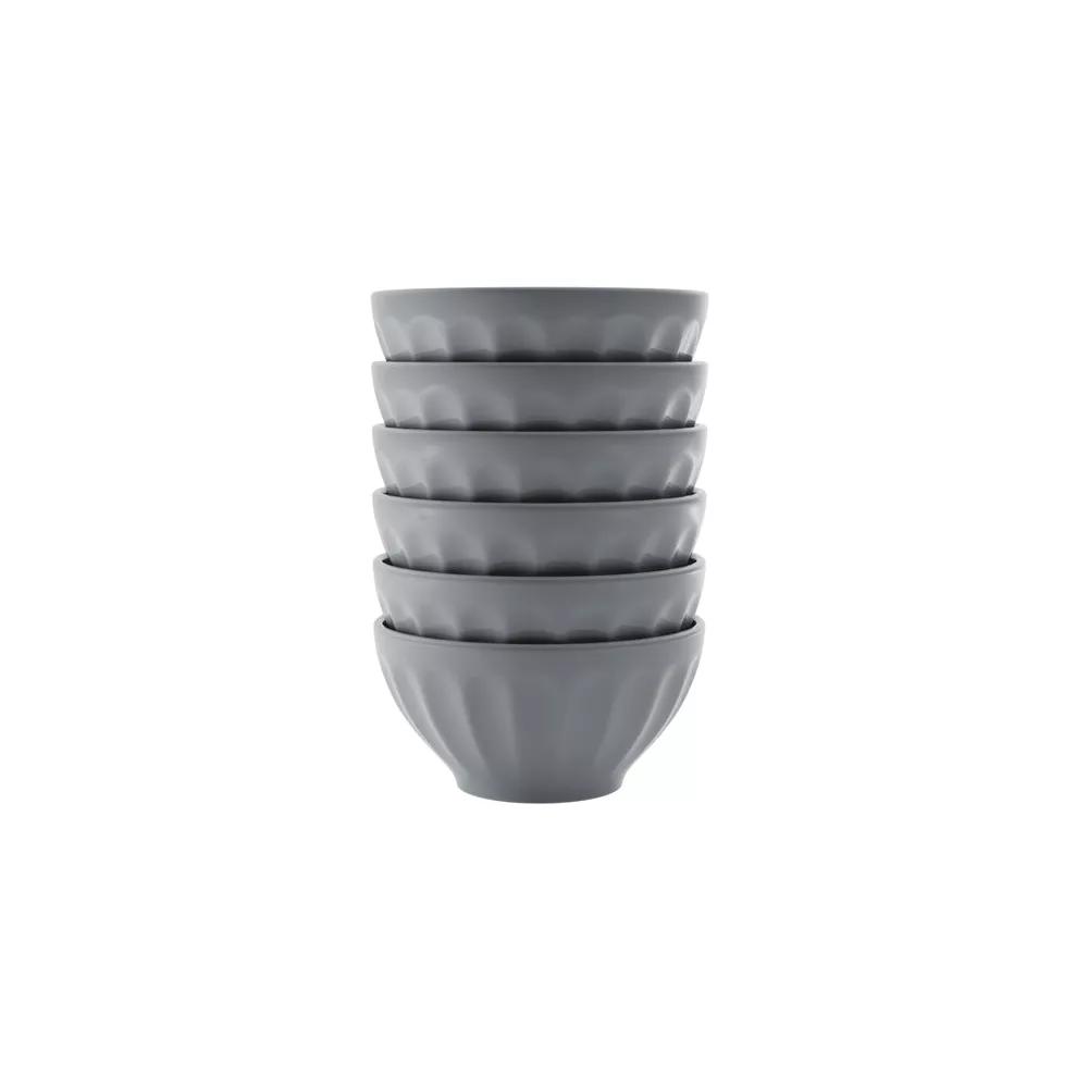 Kook Ceramic Cereal Bowls, 24 oz, Set of 6 - Image 7