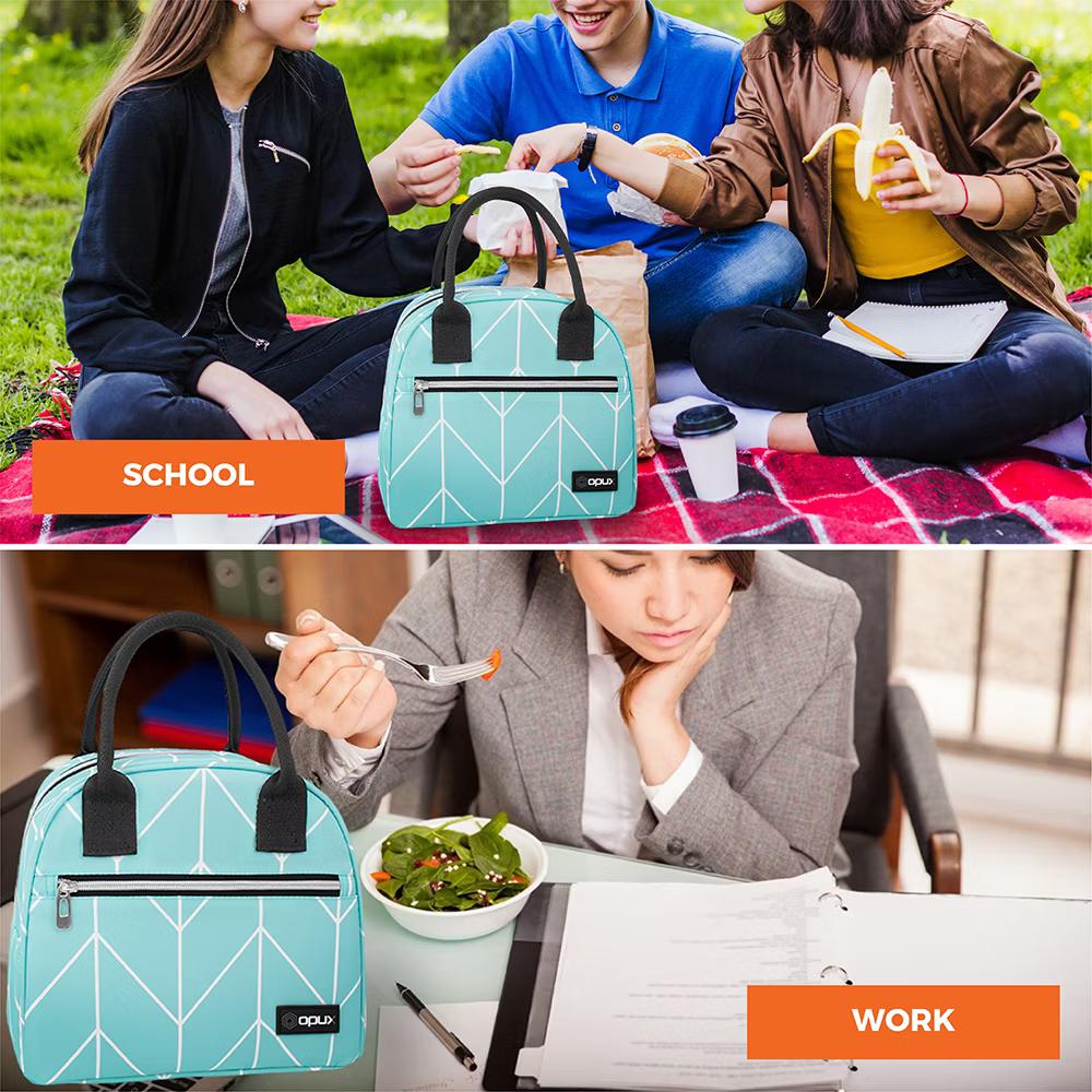 Insulated Lunch Box Women, Cooler Bag Tote Girls Kids Teen Adult, Soft Reusable Thermal Meal Prep Purse - Image 66