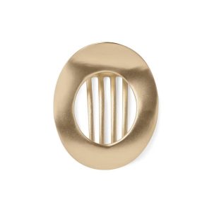 The Hair Edit Gilded Ellipse Flat Lay Claw Clip