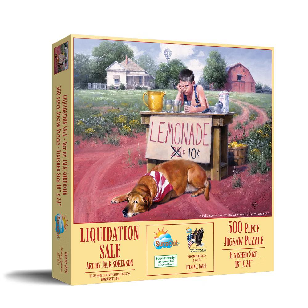 Liquidation Sale Lemonade Stand 500 pc Jigsaw Puzzle 16851 - Image 3