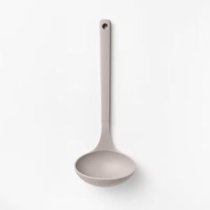 Soft Grip Nylon Ladle Slate Gray