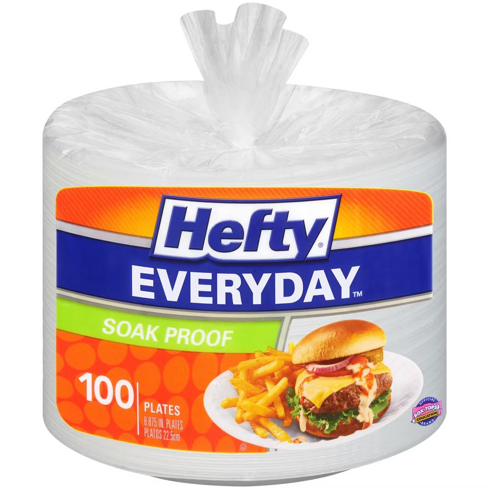 Hefty Soak Proof 9" Foam Plates - 100ct - Image 2