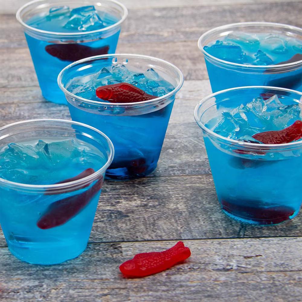 Solo Clear Disposable Cups - 9oz/40ct: Solid Pattern, 3.77" Height - Image 5