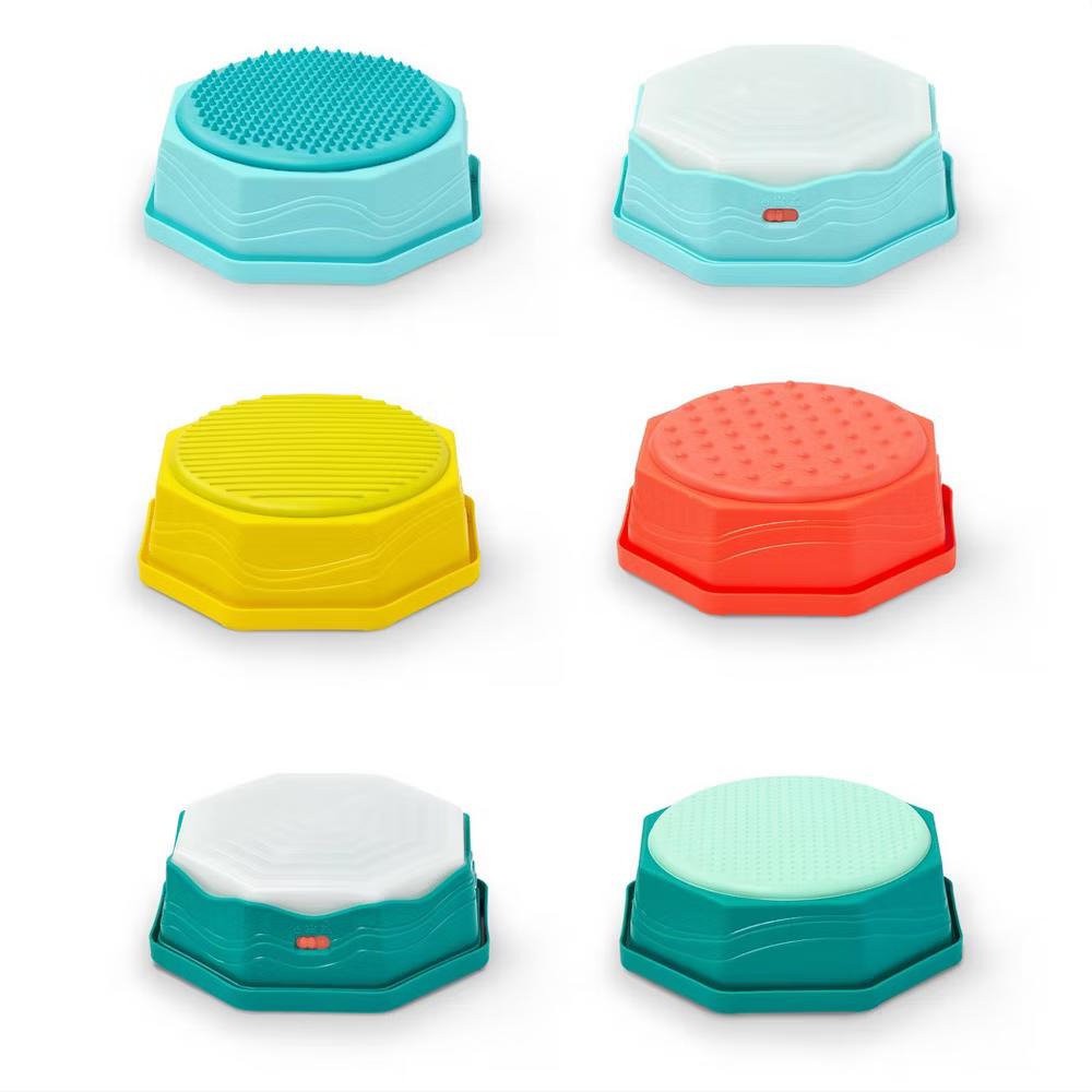 Step 'n' Glow Balance Pods - 6pc Sensory Stepping Stones with Lights for Active Play - Image 9