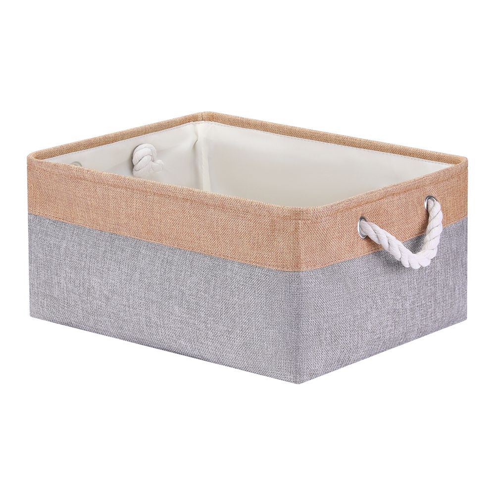 Fabric Collapsible Storage Organizer Basket with Handles