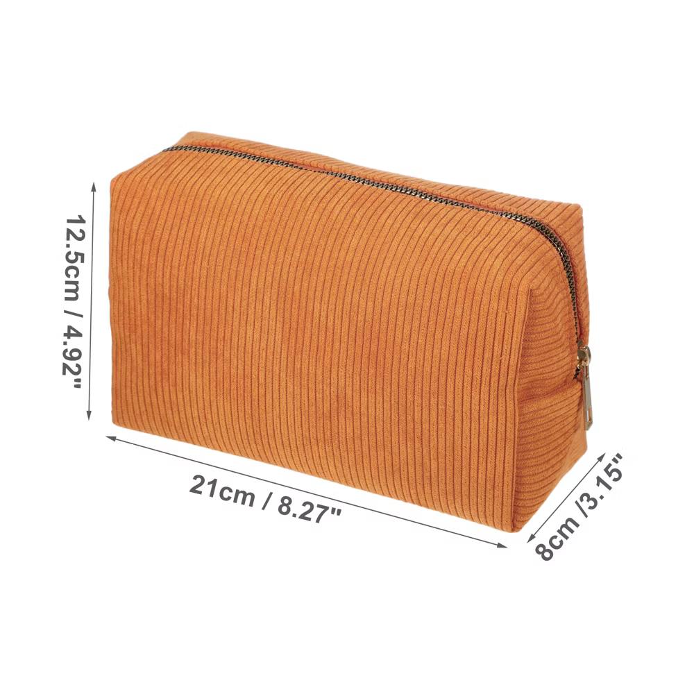 Durable Solid Color Cosmetic Bag 1 Pc - Image 10