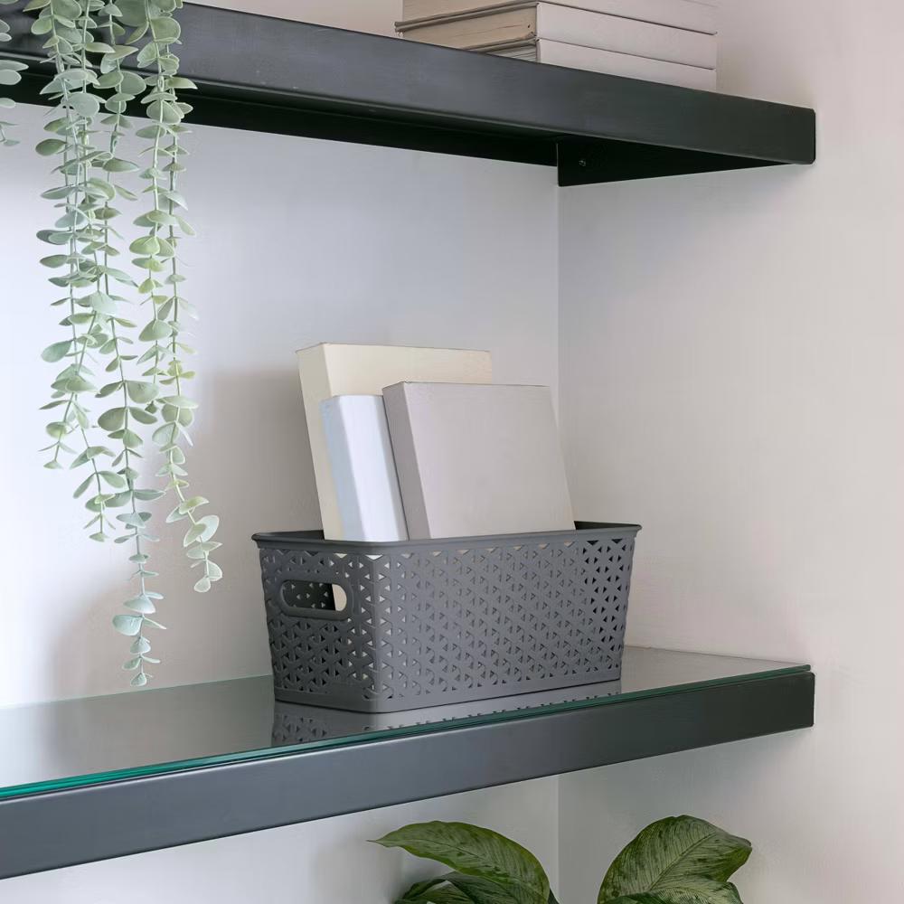 Y-Weave Half Medium Decorative Storage Basket - Image 13