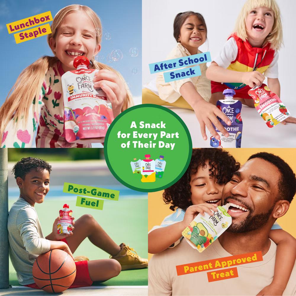 Go-Go Greens Organic Dairy-Free Kids' Smoothie - 4oz Pouch - Image 7