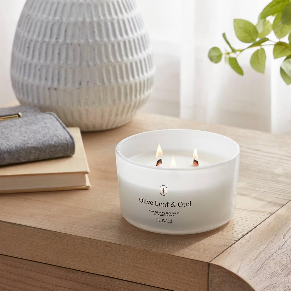 Glass Wooden Wick Jar Candle - Image 67