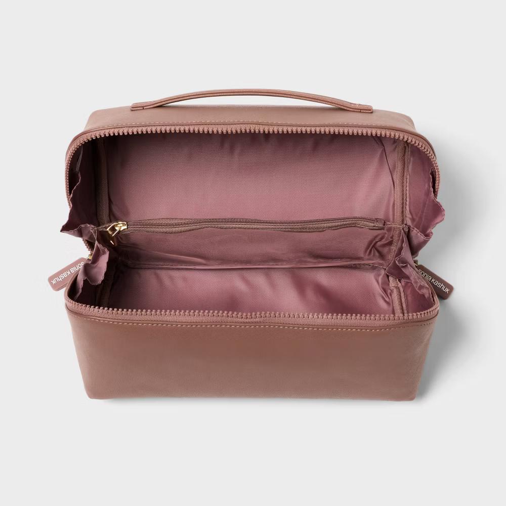Diagonal-Zip Makeup Bag - Image 6