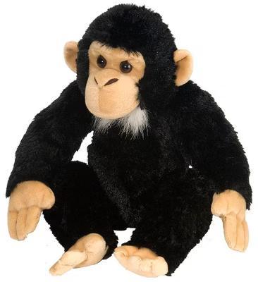 Chimp, Cuddlekins, Stuffed Animal, 12 Inches, Gift for Kids, Plush Toy, Fill is Spun Recycled Water Bottles