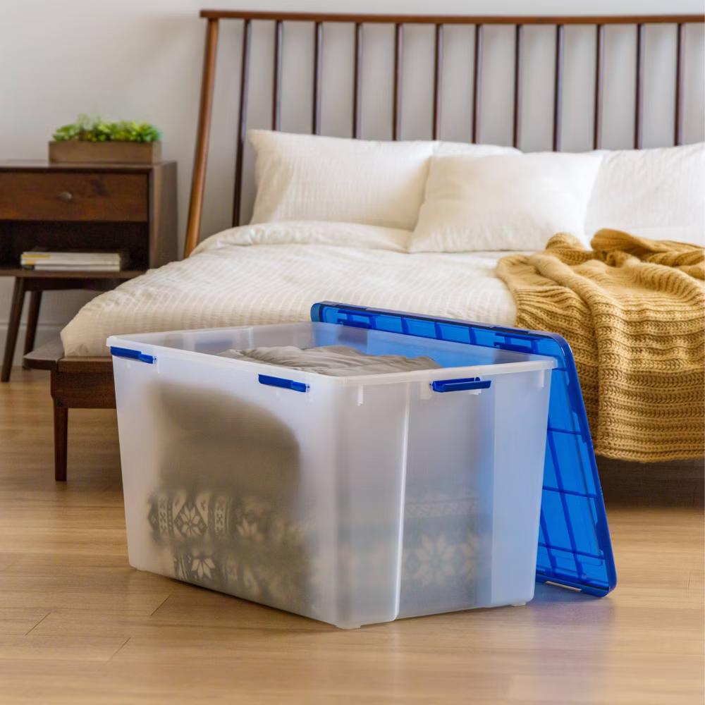 IRIS WeatherPro Plastic Storage Bin with Lid - Image 69