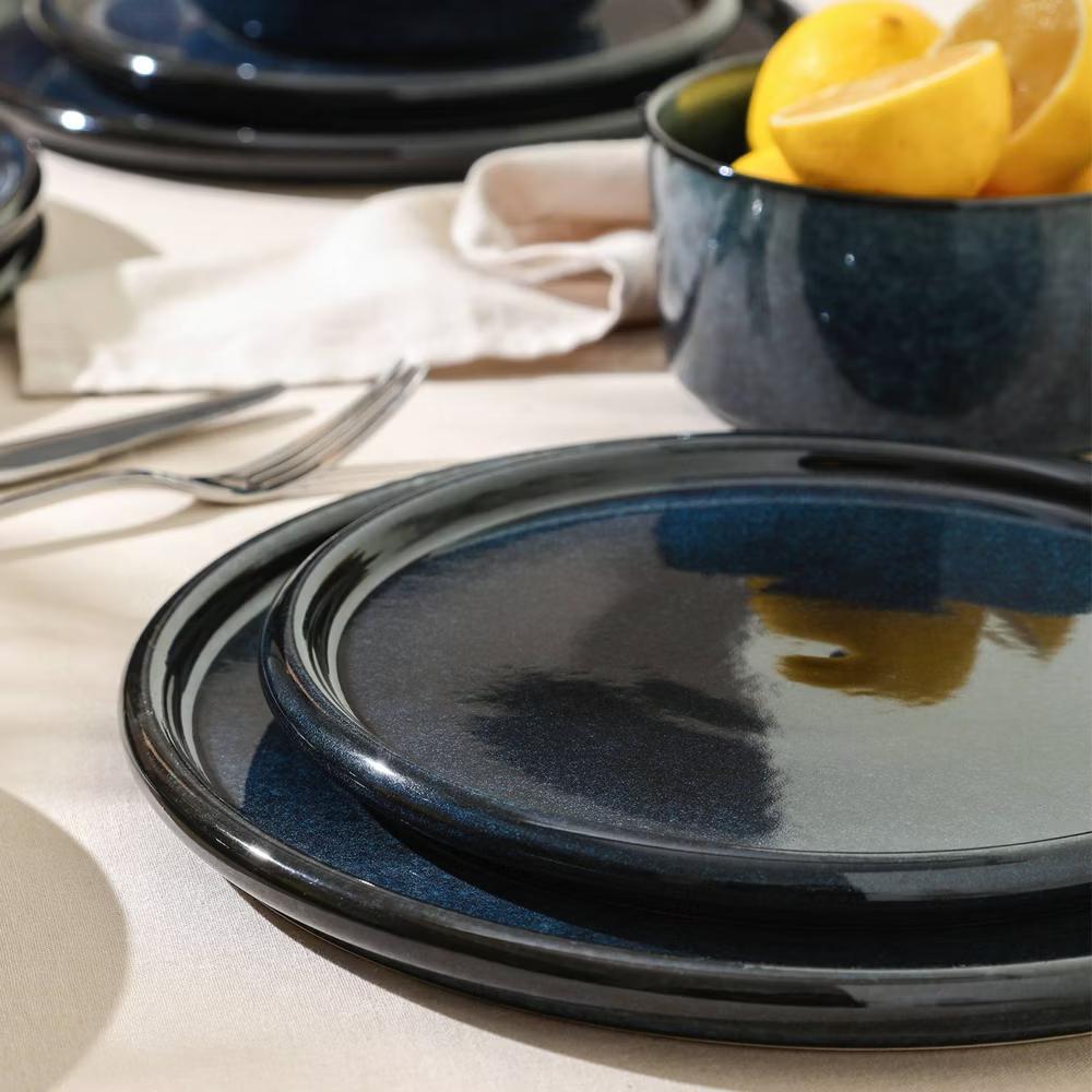 24pc Eden Stoneware Dinnerware Set - Image 5