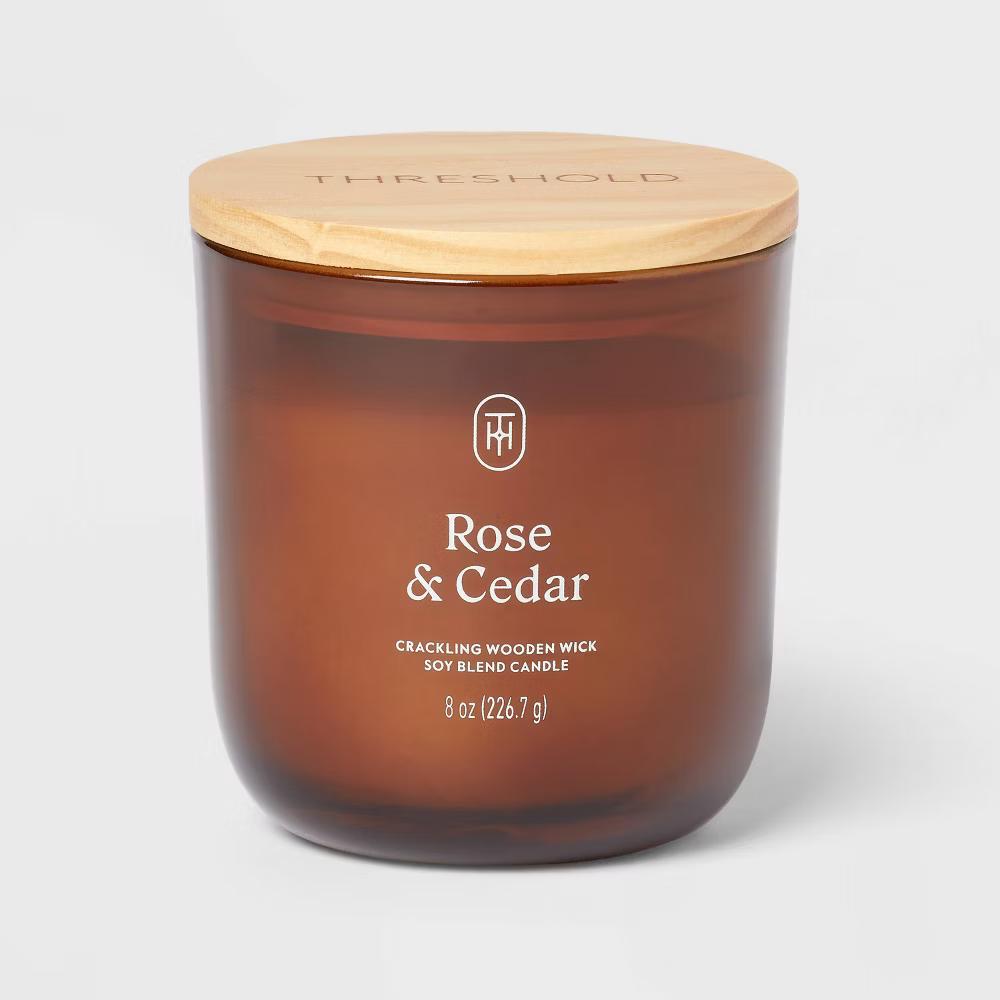 Glass Wooden Wick Jar Candle - Image 28