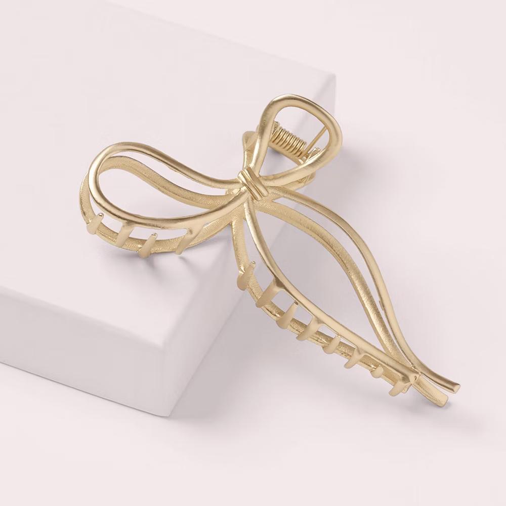 The Hair Edit Gilded Bow Clip - Image 4