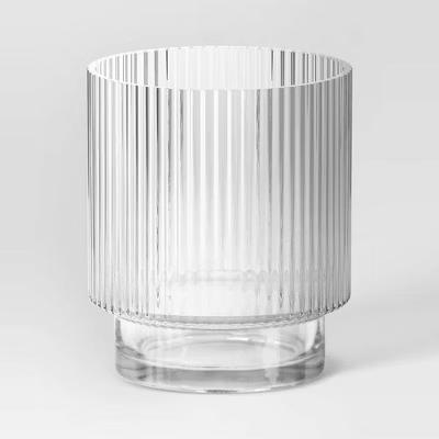 8.4oz Glass Ribbed Cassin Short Tumbler - Image 2