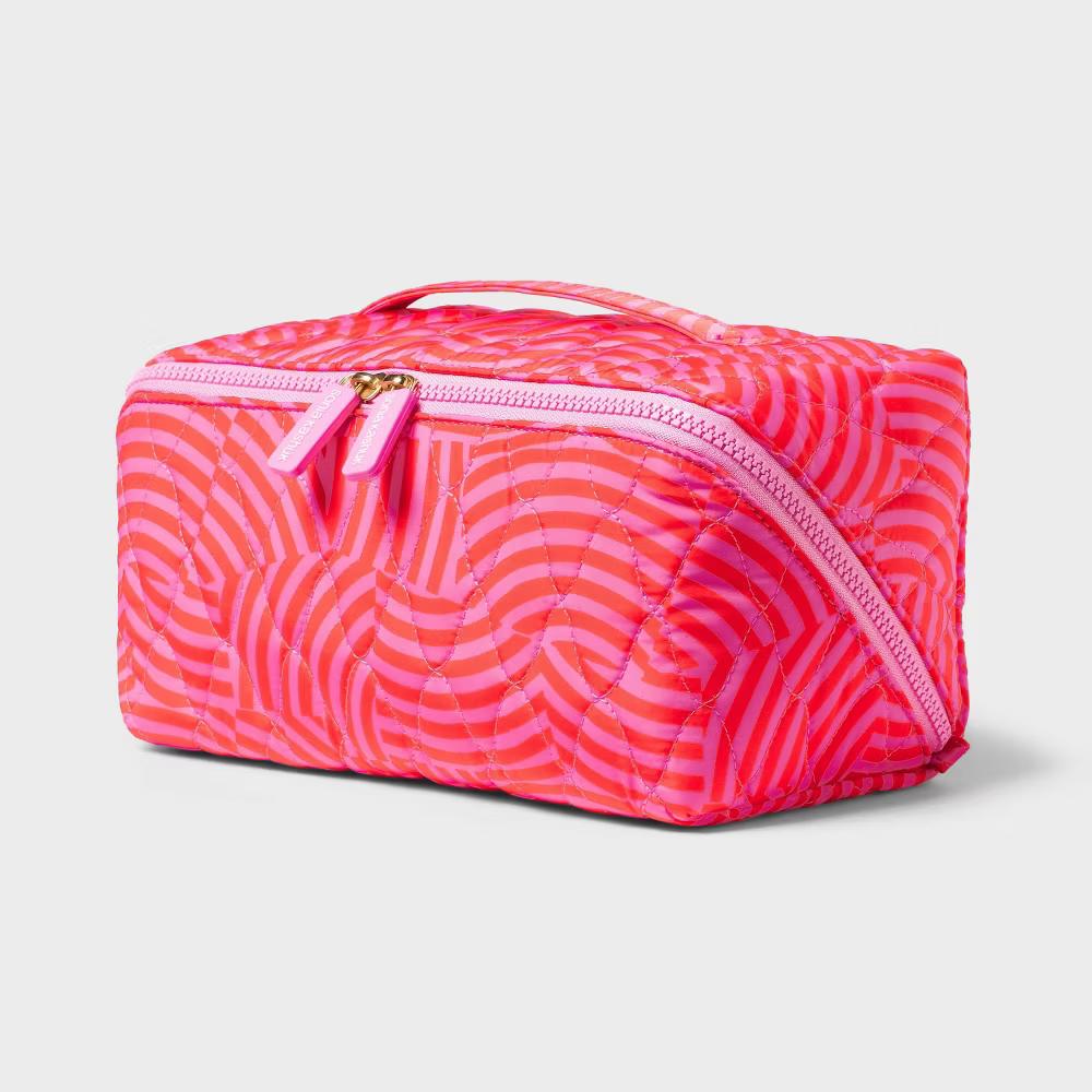 Diagonal-Zip Makeup Bag - Image 7