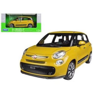 2013 Fiat 500L Yellow 1/24 Diecast Car Model