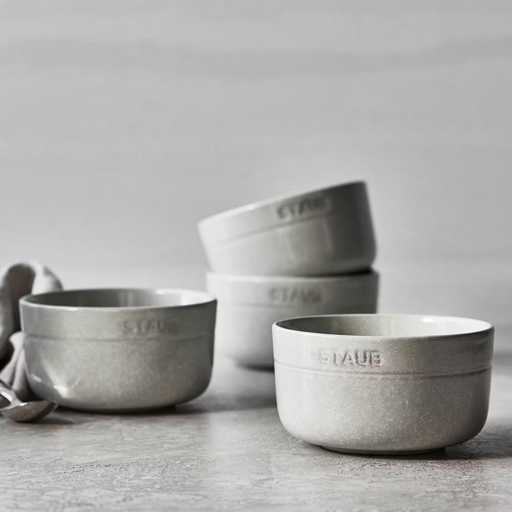 STAUB Ceramic Dinnerware 4-pc 5-inch Cereal Bowl Set - Image 7