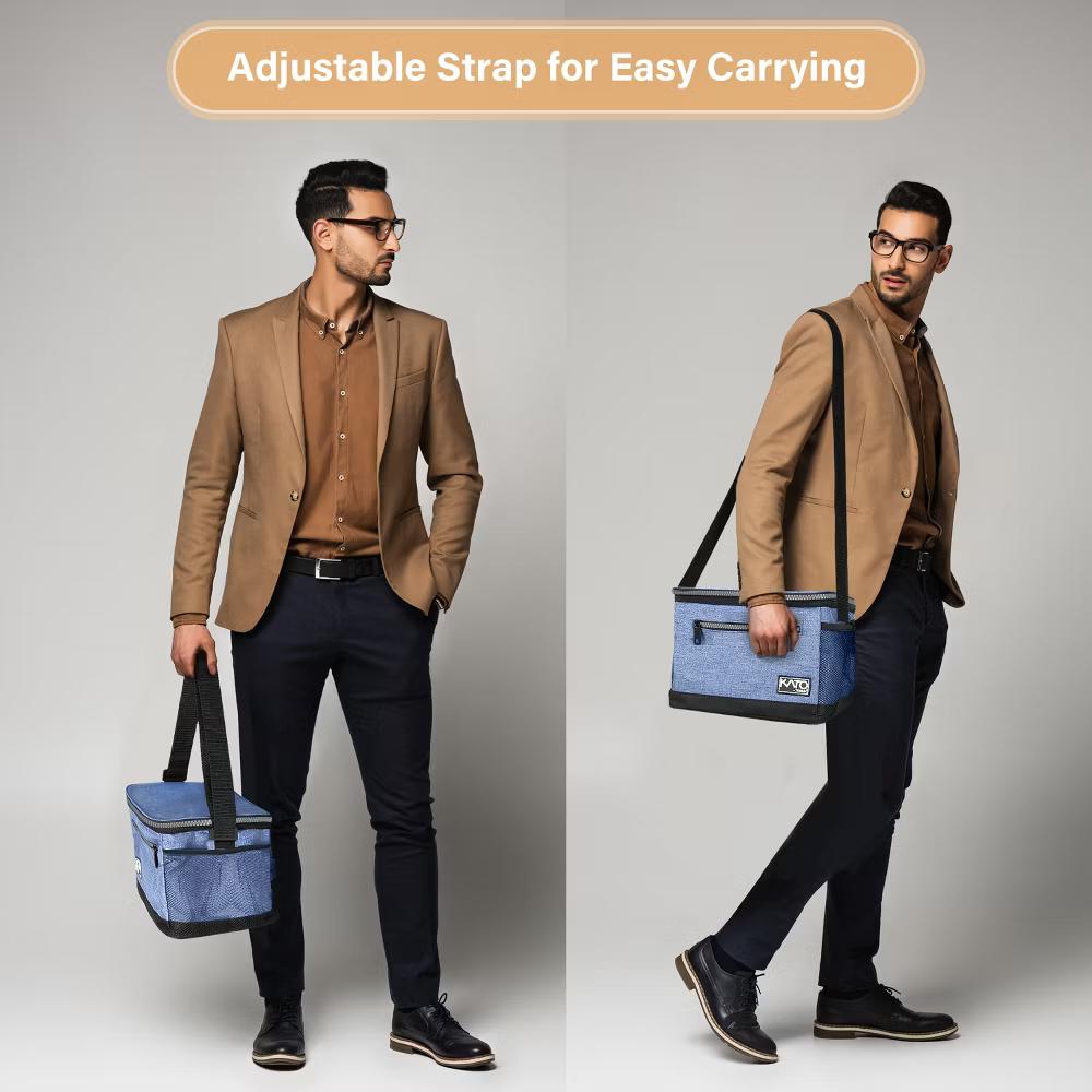 Insulated Small Lunch Bag for Adult Kid, Leakproof Reusable Lunch Cooler Bag with Adjustable Shoulder Strap, Kids Portable Lunch Box - Image 28