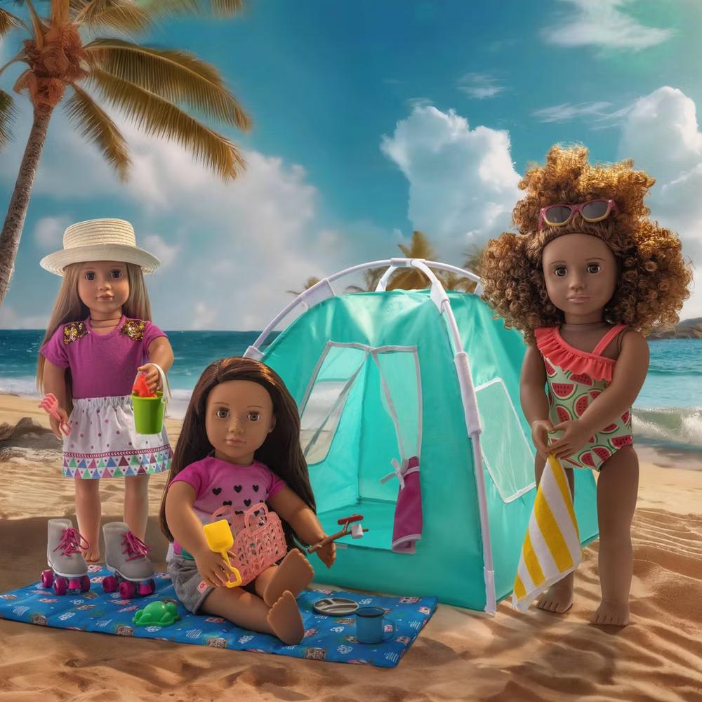 Swimsuit Outfit for 18" Dolls - Slice of Fun - Image 4