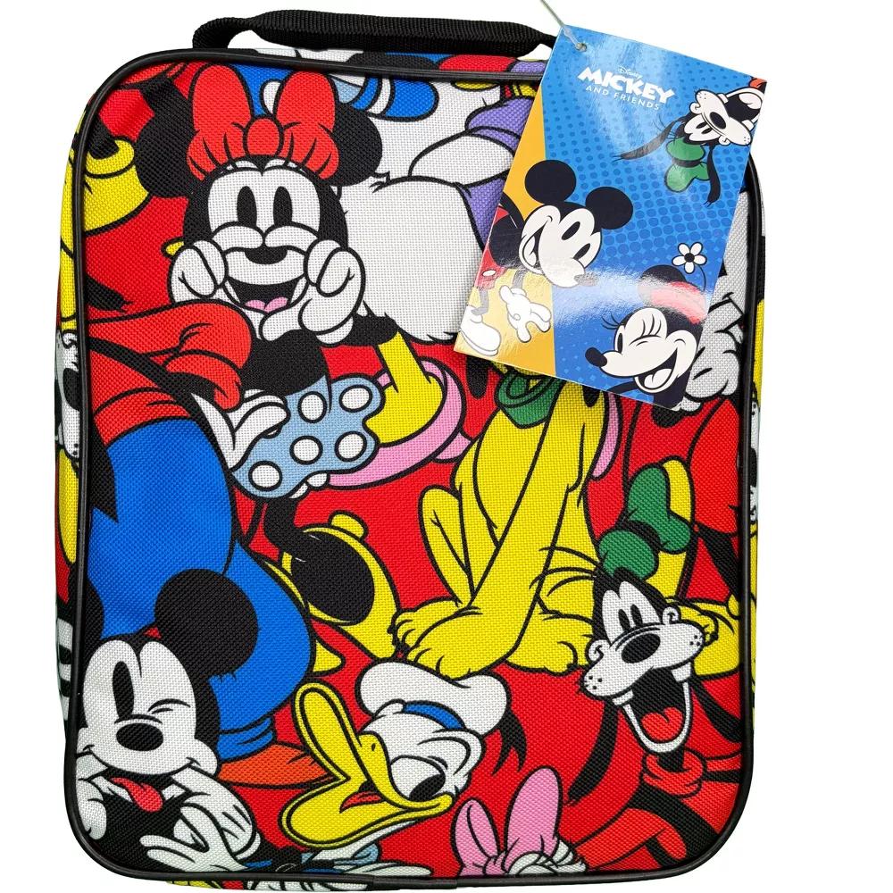 Mickey and Friends all over print Kids Insulated Lunch Bag with Handle - Image 3