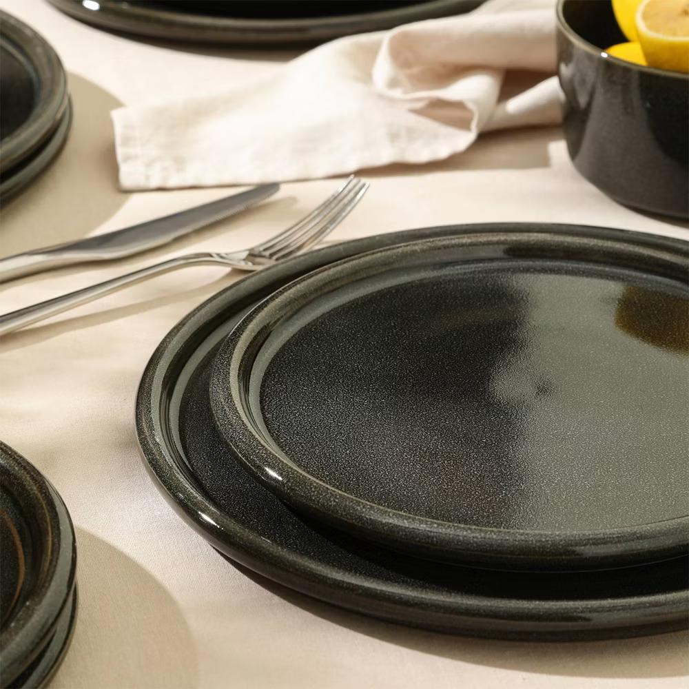 24pc Eden Stoneware Dinnerware Set - Image 12