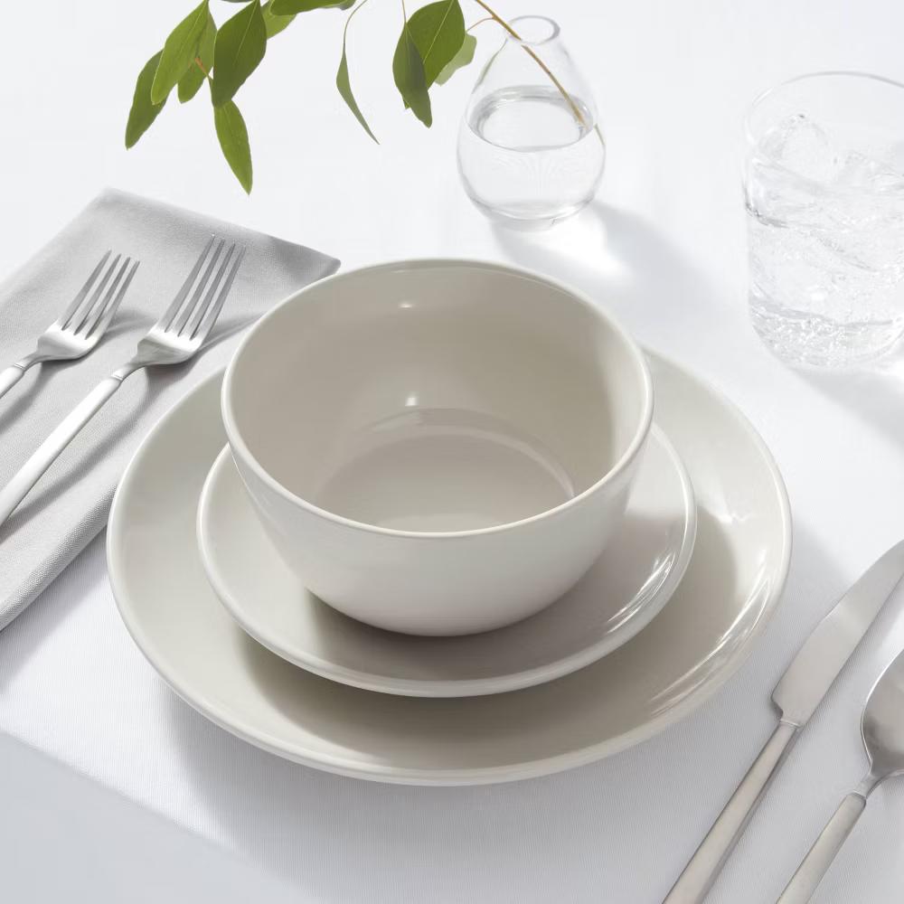 12pc Stoneware Avesta Dinnerware Set