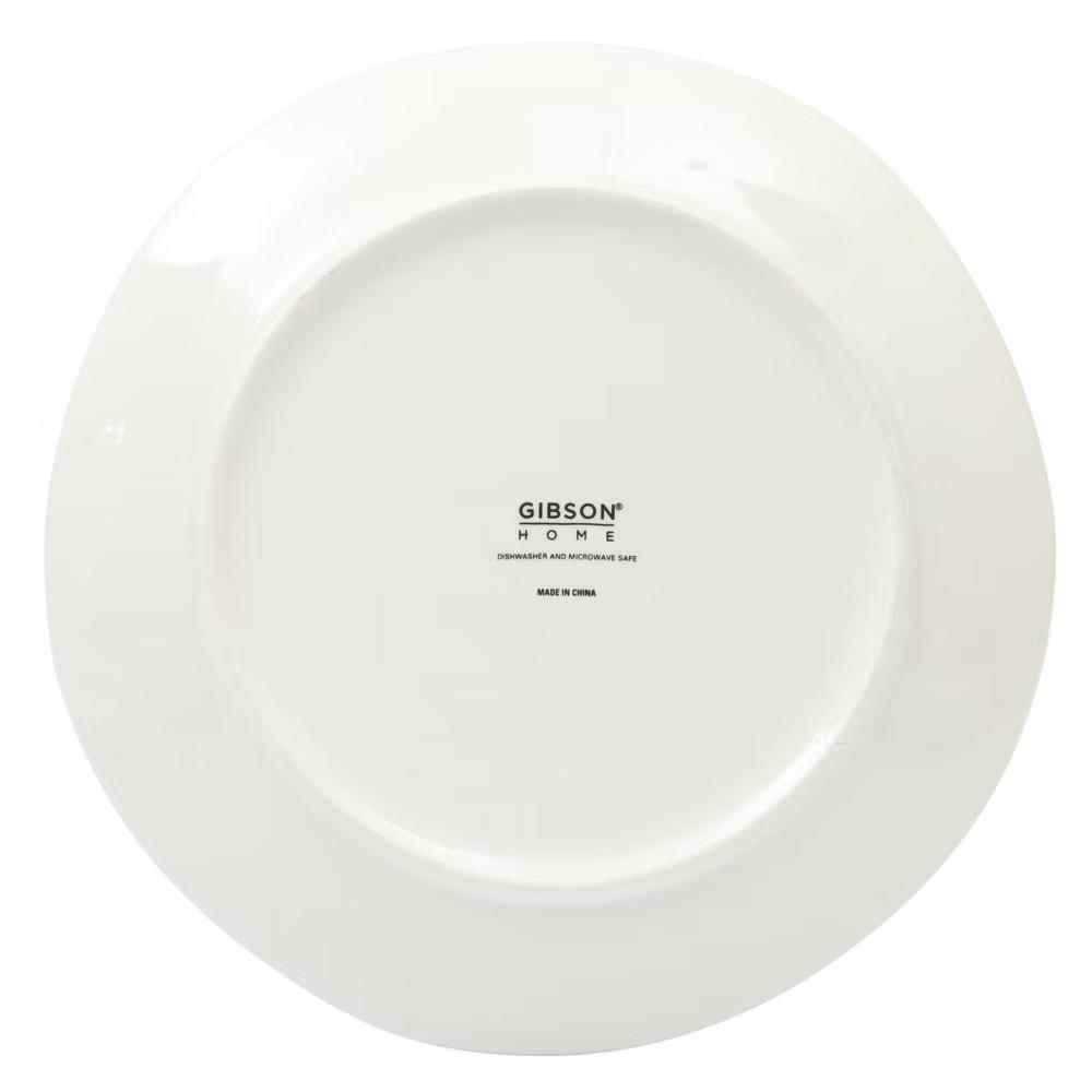 Lindendale 16 Piece Porcelain Ceramic Plates and Bowls Dishes Scratch and Chip Resistant Service for 4 Dinnerware Set - White - Image 11