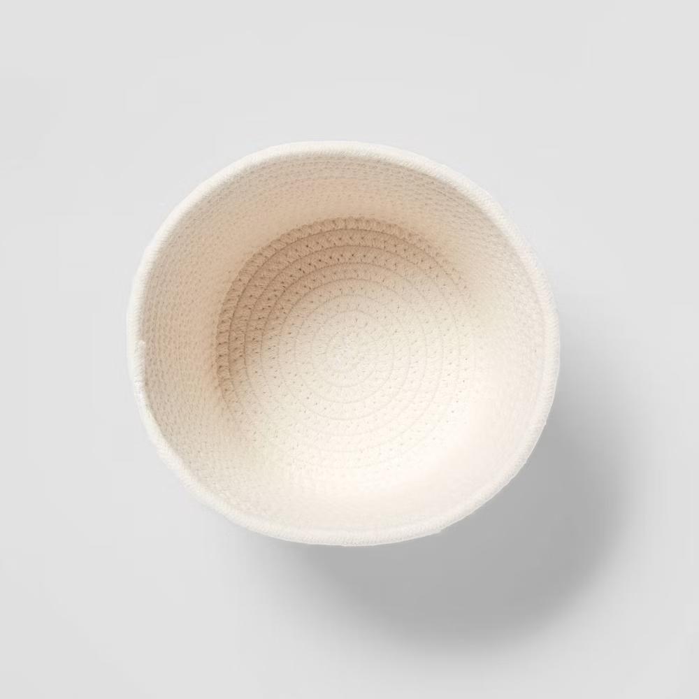 Decorative Coiled Rope Basket - Image 15