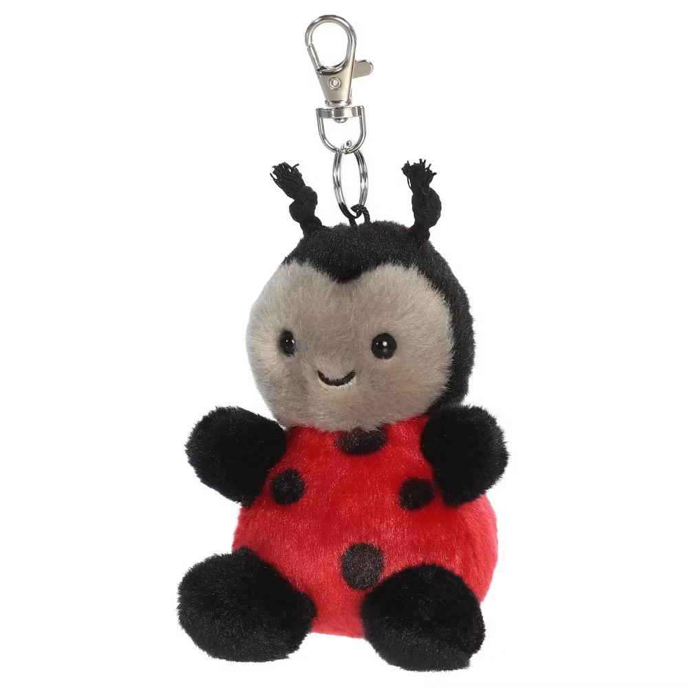 Mini Lil Spots Ladybug Palm Pals Adorable Clip-On Red 4" - Image 2