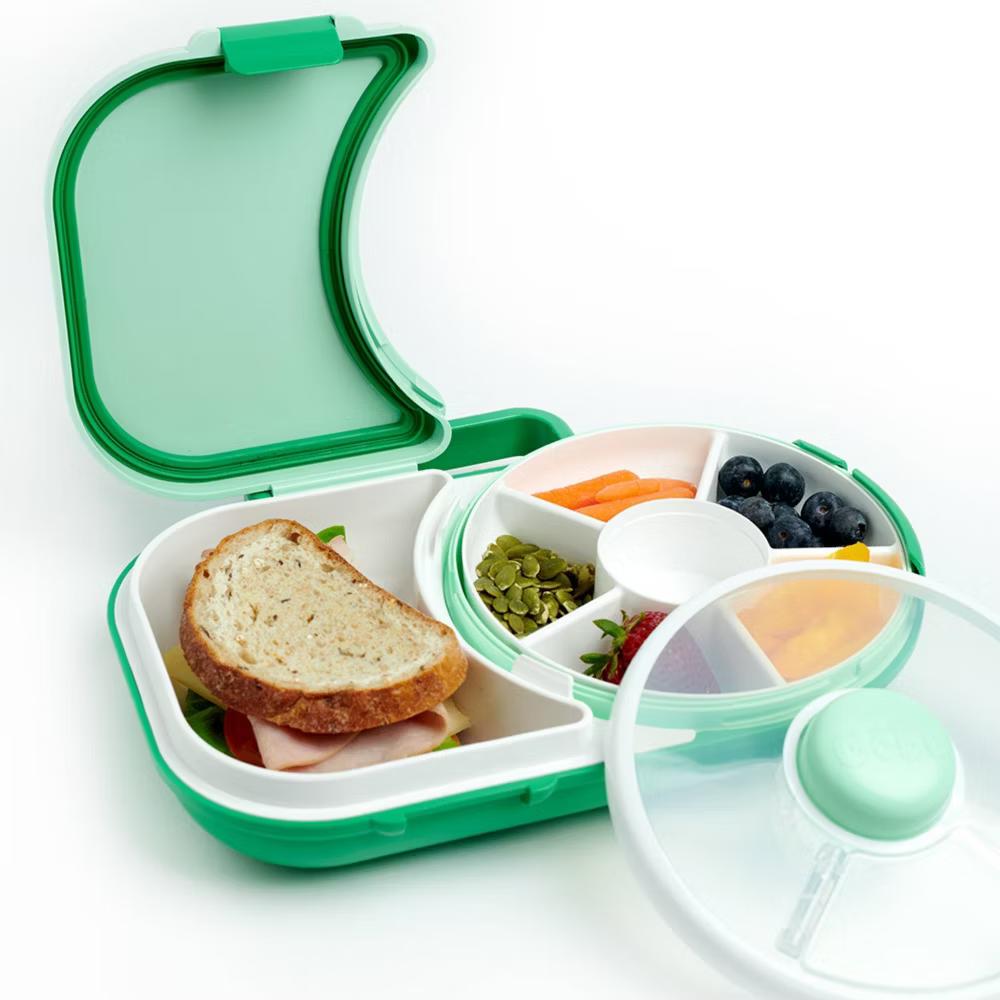 GoBe Kids' 2-in-1 Bento Style Lunchbox with Small Snack Spinner Flip - Image 12