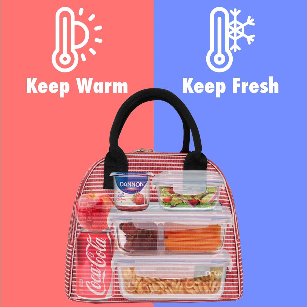 Insulated Lunch Box Women, Cooler Bag Tote Girls Kids Teen Adult, Soft Reusable Thermal Meal Prep Purse - Image 52