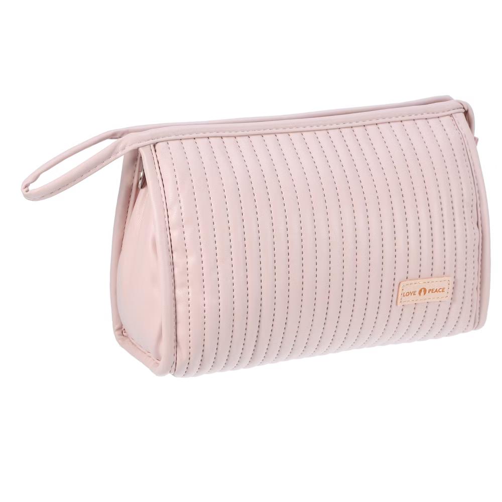 PU Leather Makeup Bag Large Makeup Bag Make Up Brush Organizer Bag Toiletry Bag for Women 1 Pcs