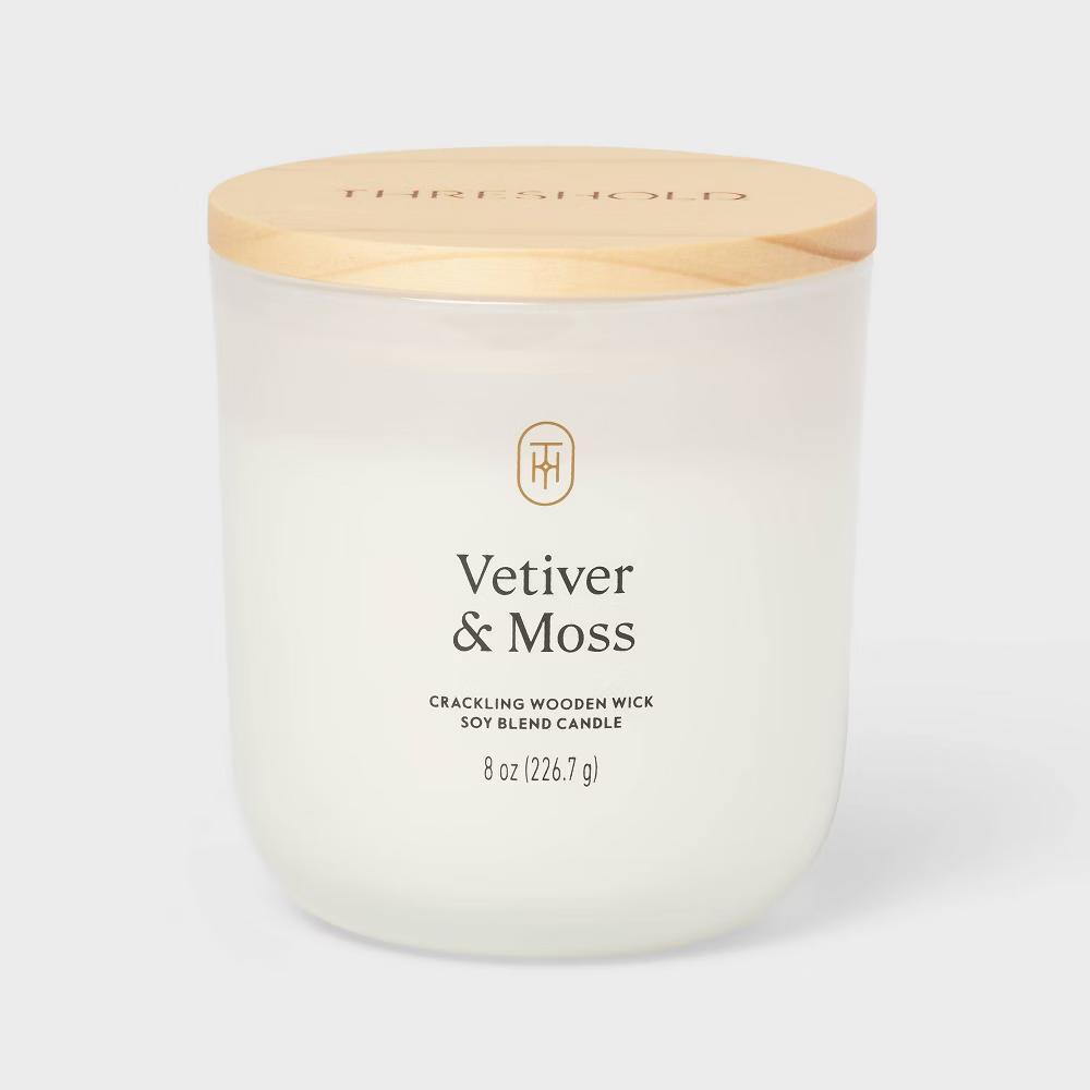 Glass Wooden Wick Jar Candle - Image 37