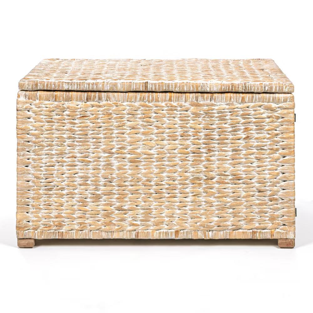 happimess Anada 30" Handwoven Wicker Weave Storage Trunk - Image 25
