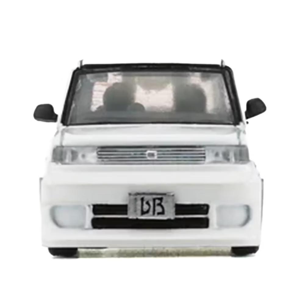 Toyota bB 2000 Van White with Extra Accessories 1/64 Diecast Model Car