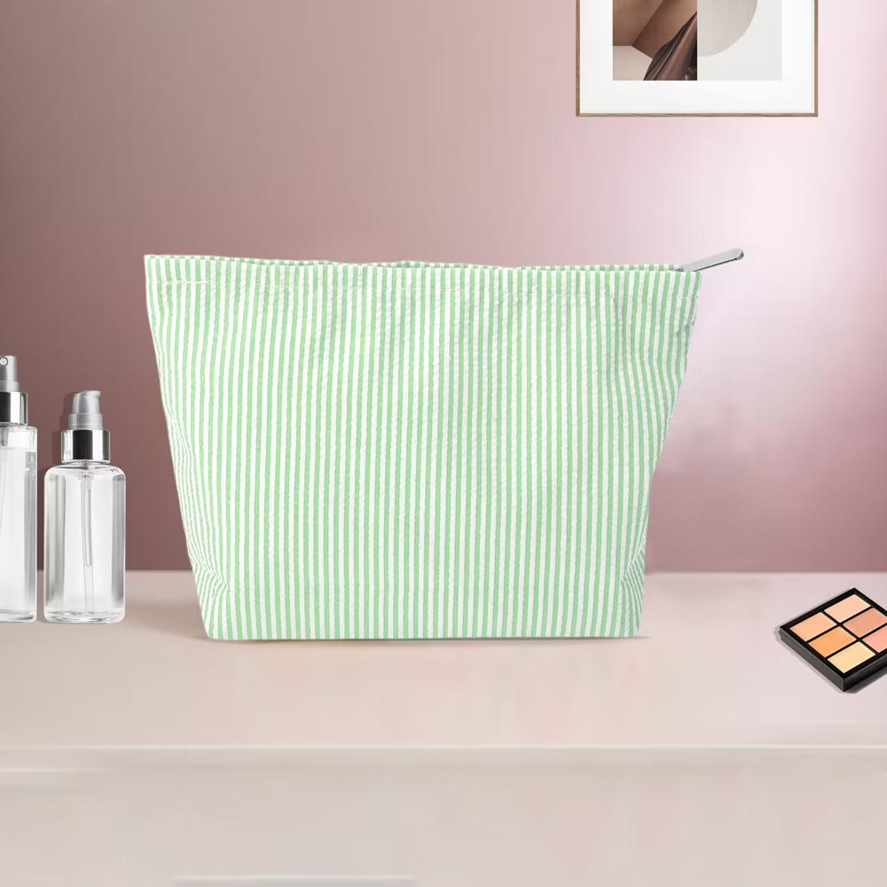 Seersucker Stripes Makeup Bag 1 Pc - Image 7