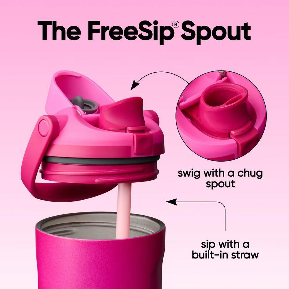 Stainless Steel FreeSip Sway Water Bottle - Image 107