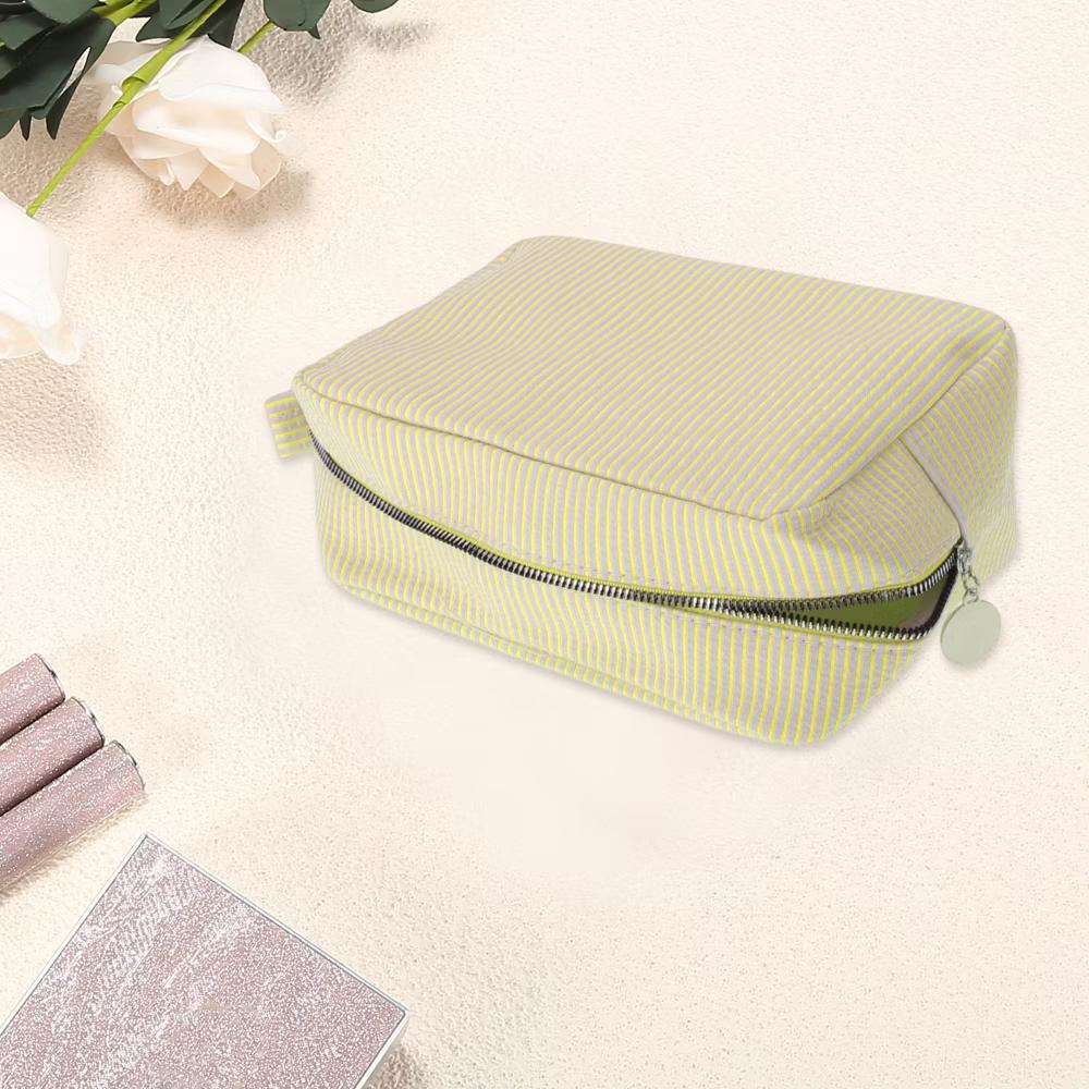 Large Striped Pattern Makeup Bag 1Pc - Image 46