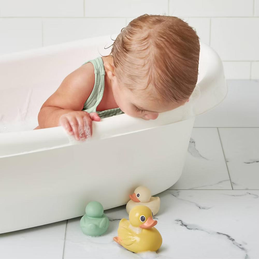 Ducky Family: Bath Toys, Educational Focus Animals, 3 Pieces
