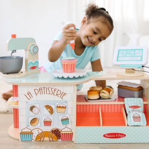 Wooden La Patisserie Bakery (39pc): Toy Kitchen Accessories for Creative Play