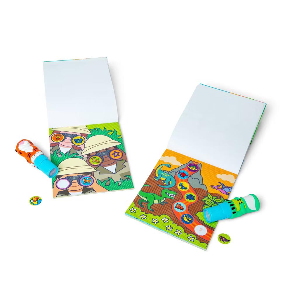 Sticker WOW! Dinosaur and Tiger Bundle: 2 24-Page Activity Pads, 2 Sticker Stampers, 600 Stickers, Arts and Crafts - Image 7
