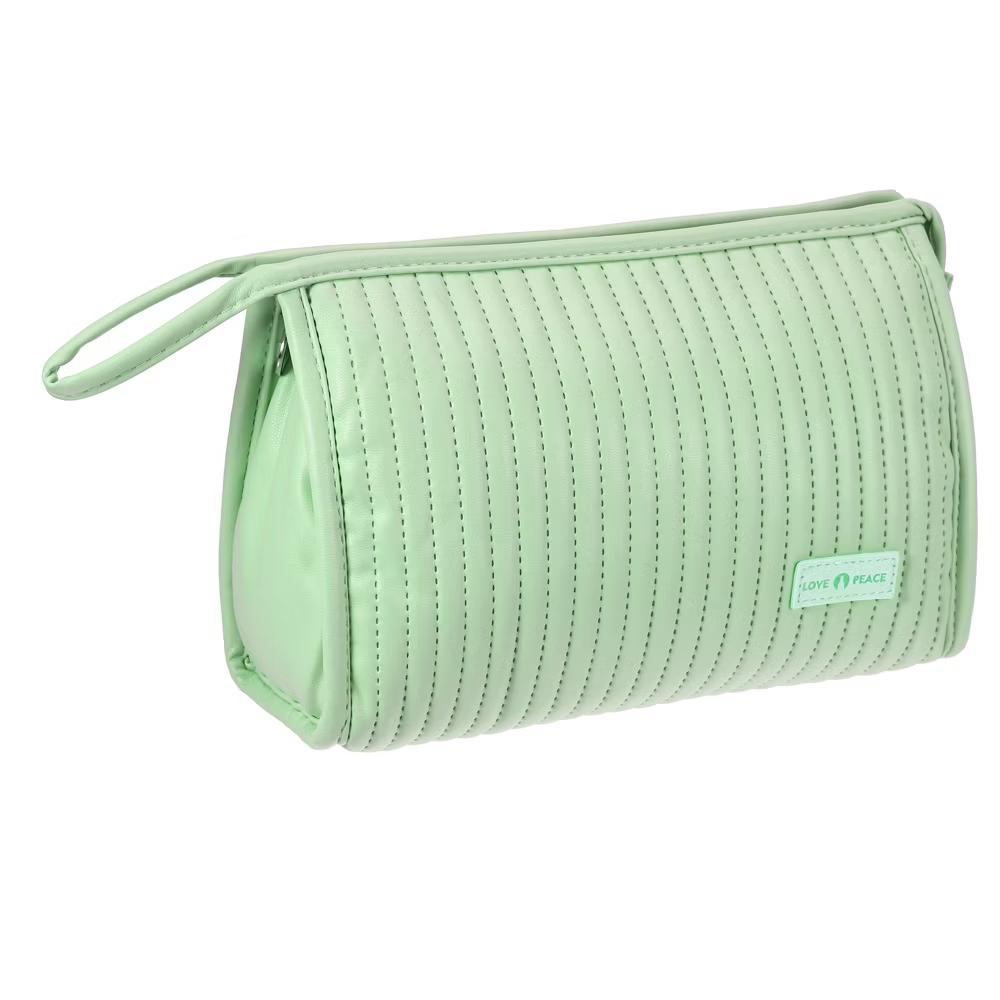 PU Leather Makeup Bag Large Makeup Bag Make Up Brush Organizer Bag Toiletry Bag for Women 1 Pcs - Image 20