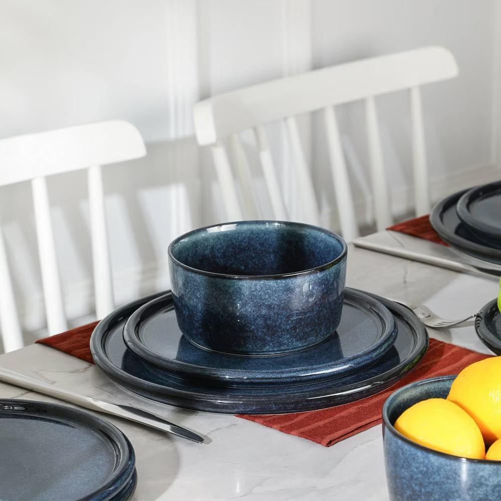 24pc Eden Stoneware Dinnerware Set - Image 3