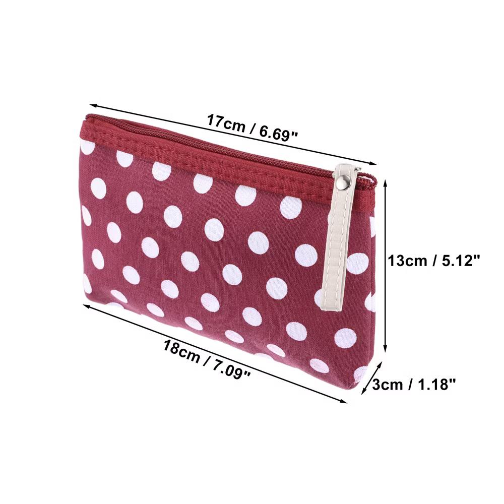 Women's Durable Dots Cosmetic Bag 1 Pc - Image 14