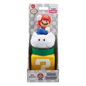 Tomy Toomies My Mario Pour and Nest Bath Toys Set - 4pc