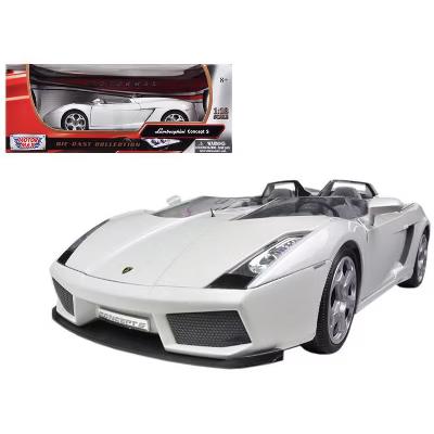 Lamborghini Concept S Pearl White 1/18 Diecast Car Model