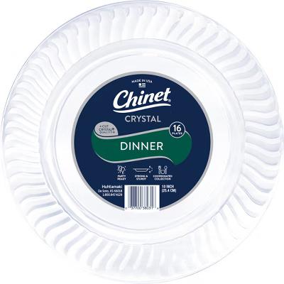 Crystal Dinner Plate 10" - 16ct - Image 4